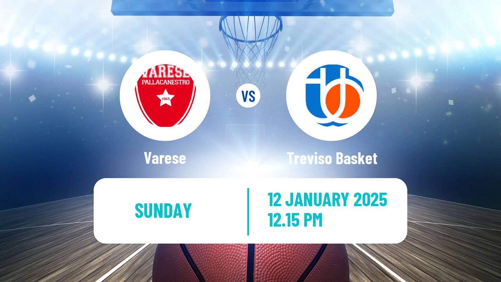 Basketball Italian Lega A Basketball Varese - Treviso Basket