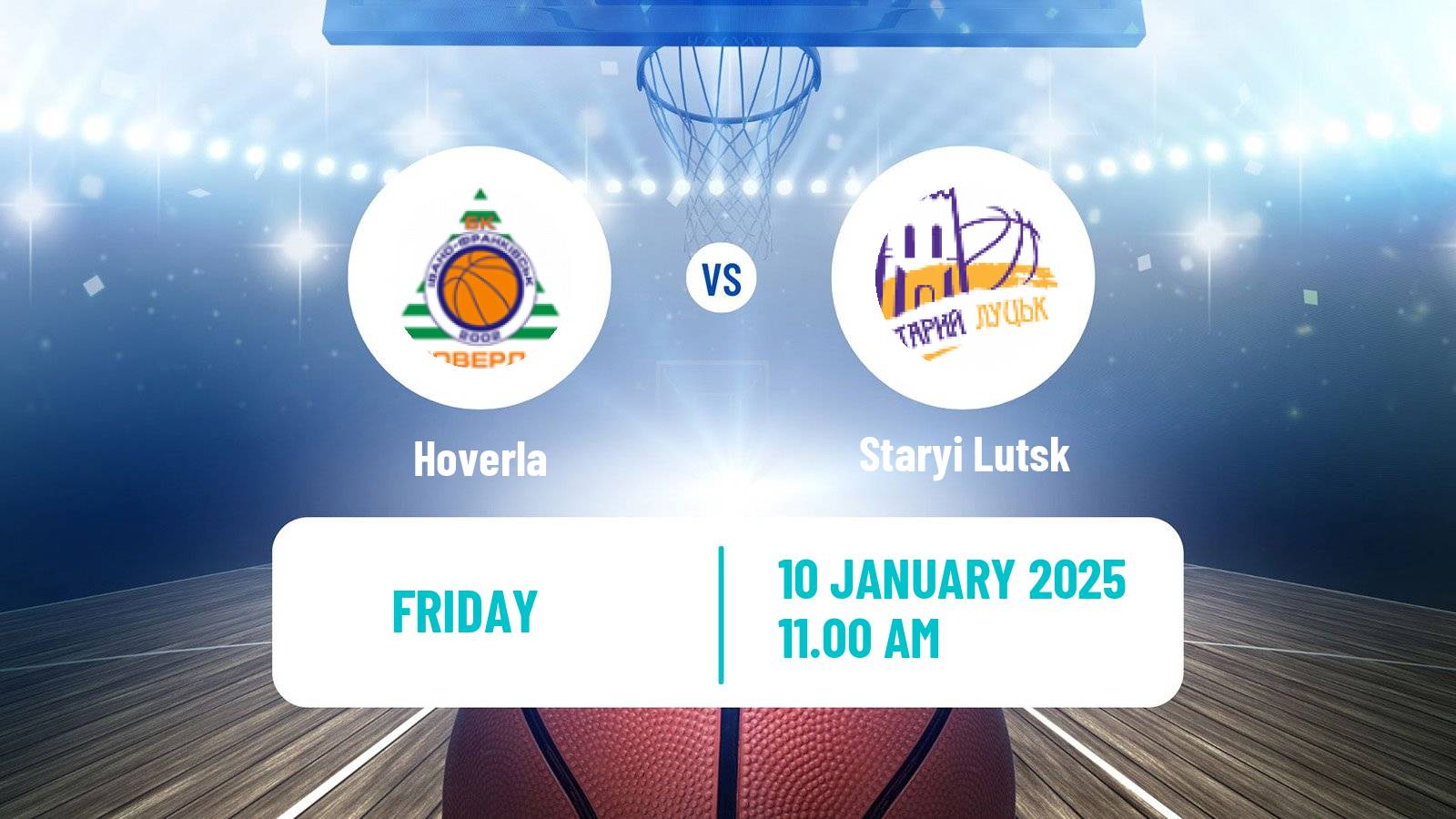 Basketball Ukrainian FBU Super League Hoverla - Staryi Lutsk