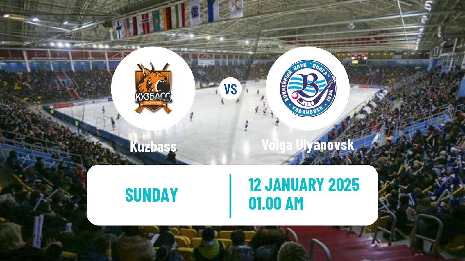 Bandy Russian Super League Bandy Kuzbass - Volga Ulyanovsk