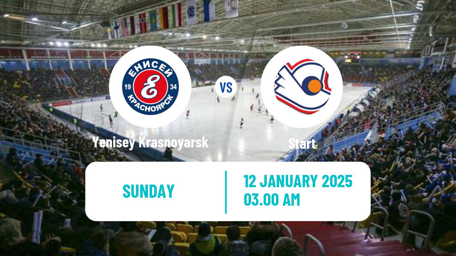 Bandy Russian Super League Bandy Yenisey Krasnoyarsk - Start