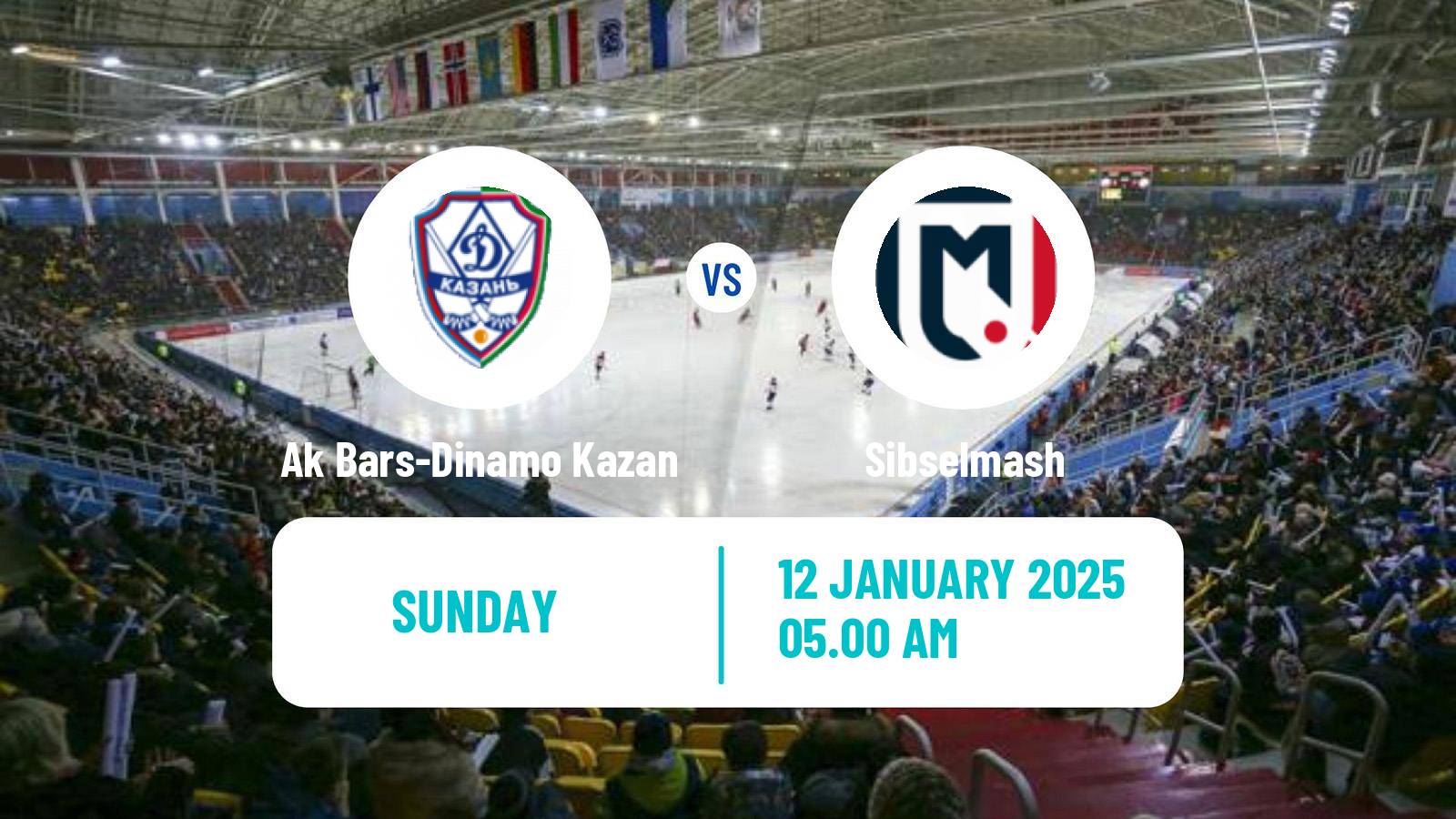 Bandy Russian Super League Bandy Ak Bars-Dinamo Kazan - Sibselmash