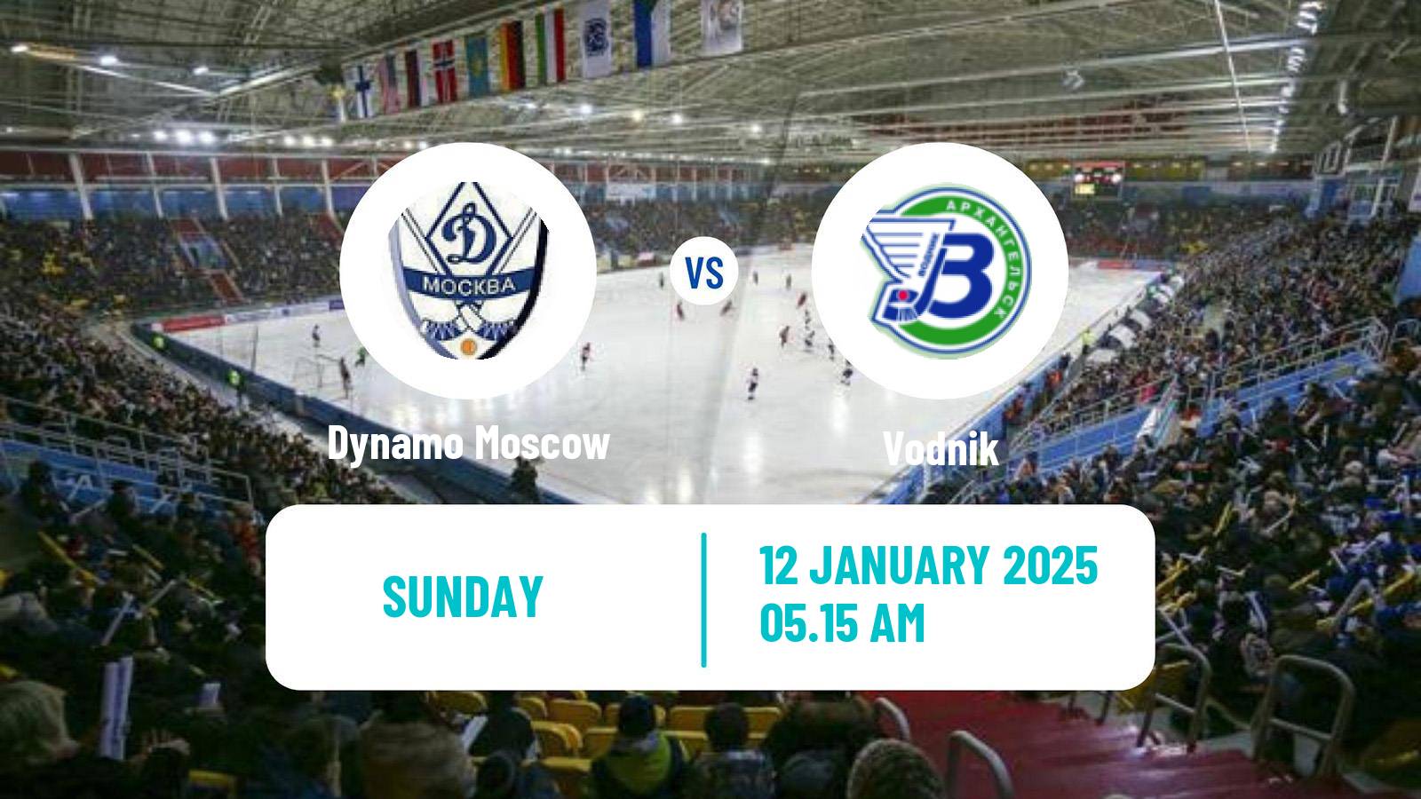 Bandy Russian Super League Bandy Dynamo Moscow - Vodnik