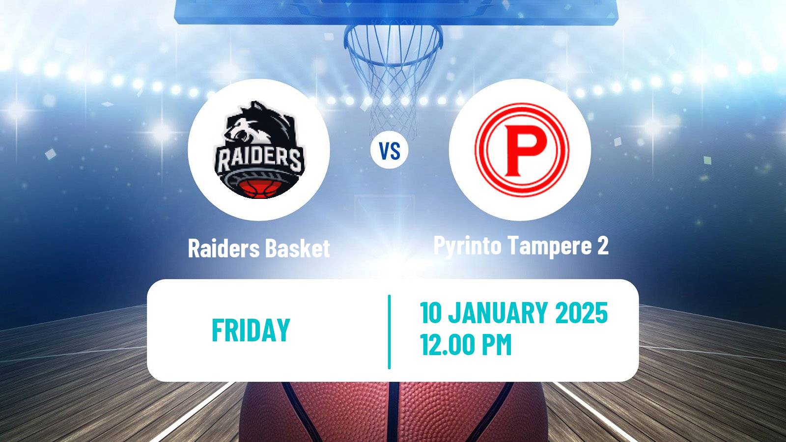 Basketball Finnish I Divisioona A Basketball Raiders Basket - Pyrinto Tampere 2