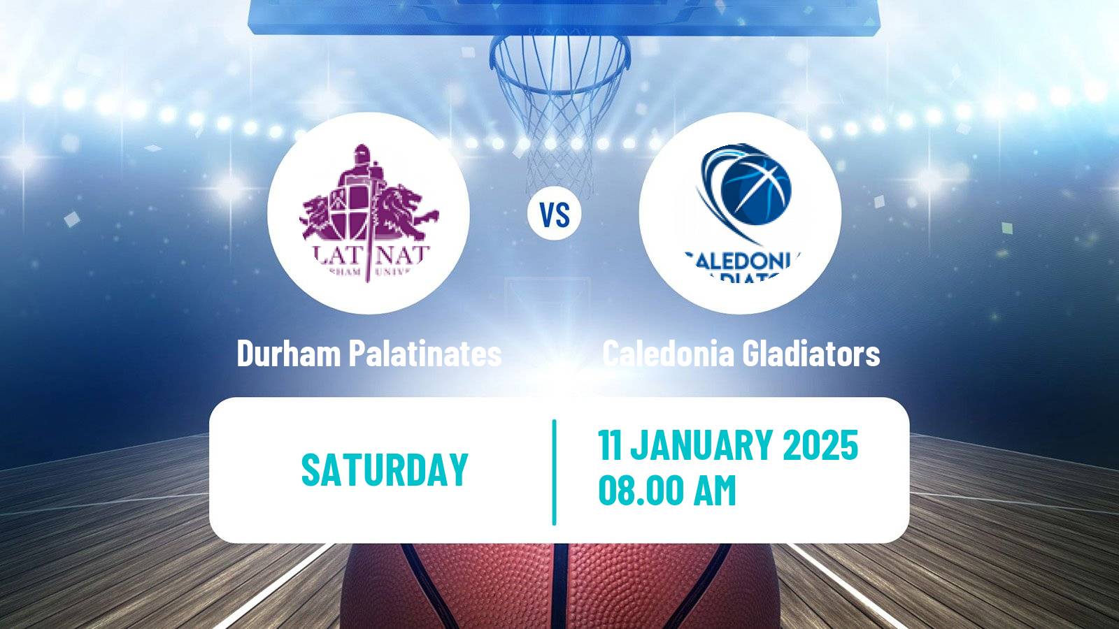 Basketball British WBBL Durham Palatinates - Caledonia Gladiators