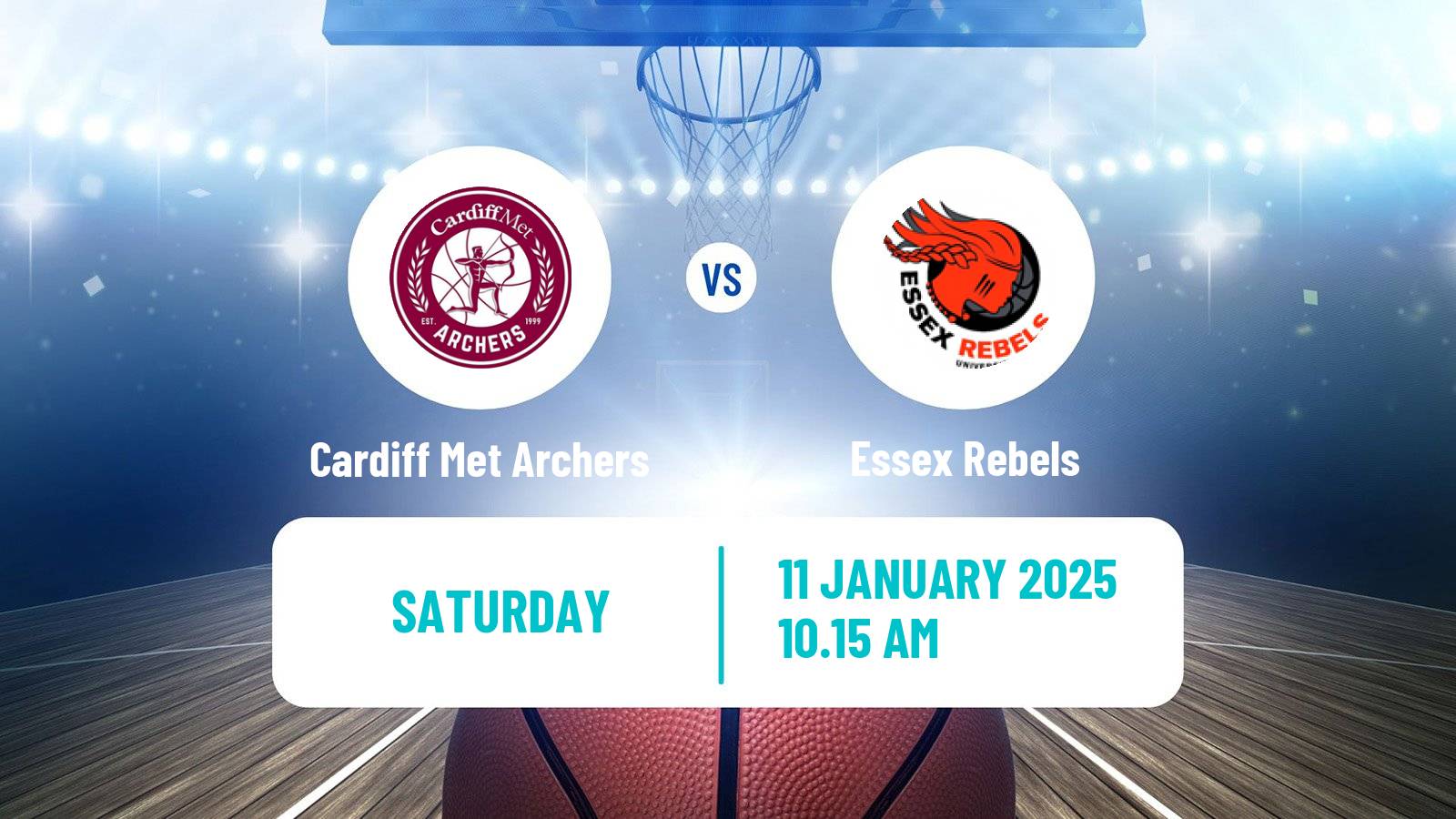 Basketball British WBBL Cardiff Met Archers - Essex Rebels