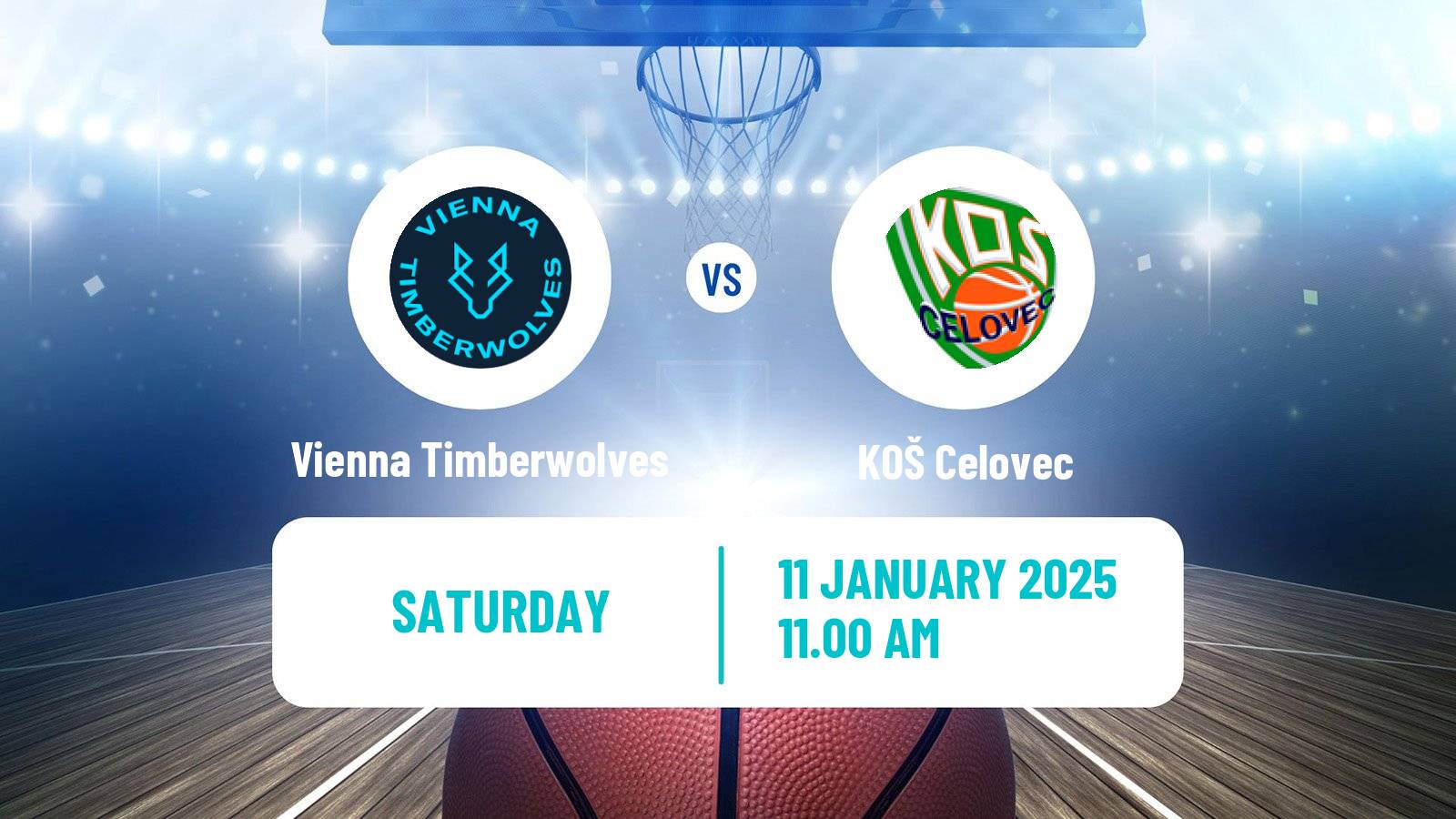 Basketball Austrian Zweite Liga Basketball Vienna Timberwolves - Celovec