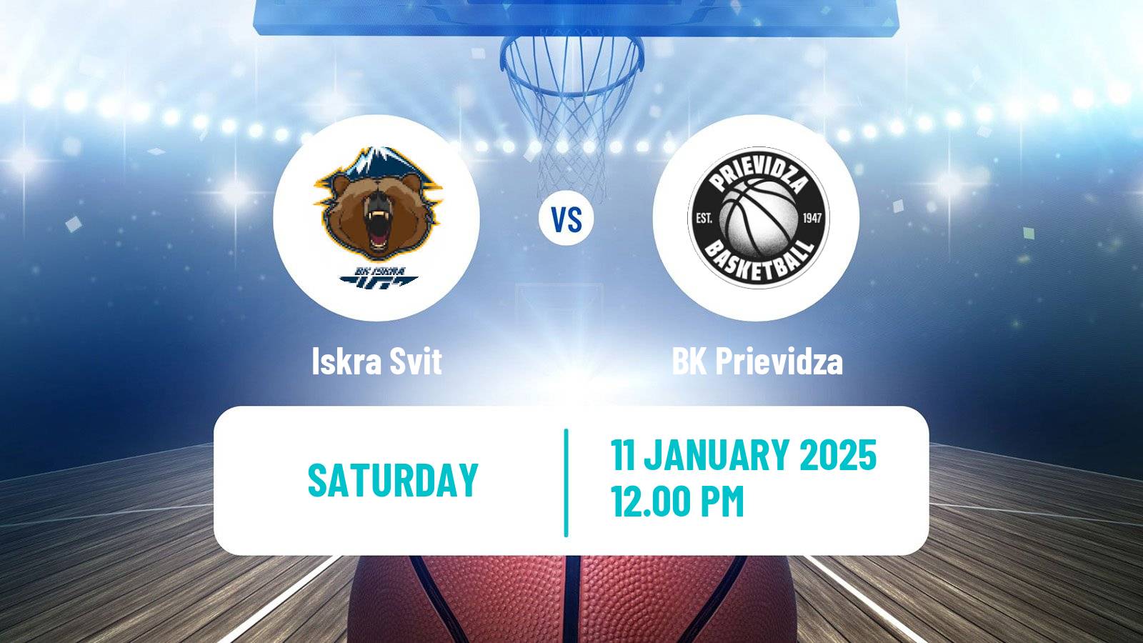 Basketball Slovak Extraliga Basketball Iskra Svit - Prievidza