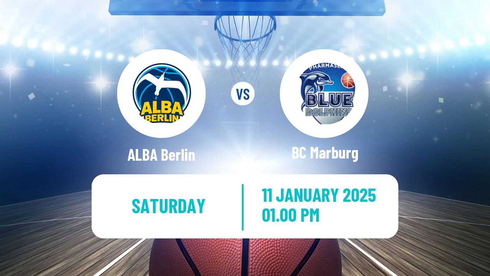 Basketball German DBBL ALBA Berlin - Marburg