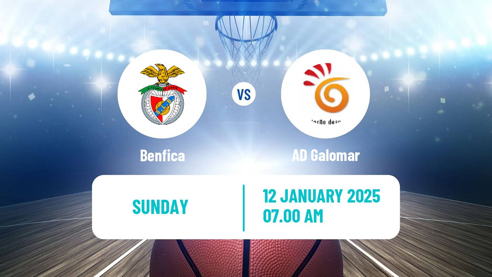 Basketball Portuguese LPB Benfica - Galomar