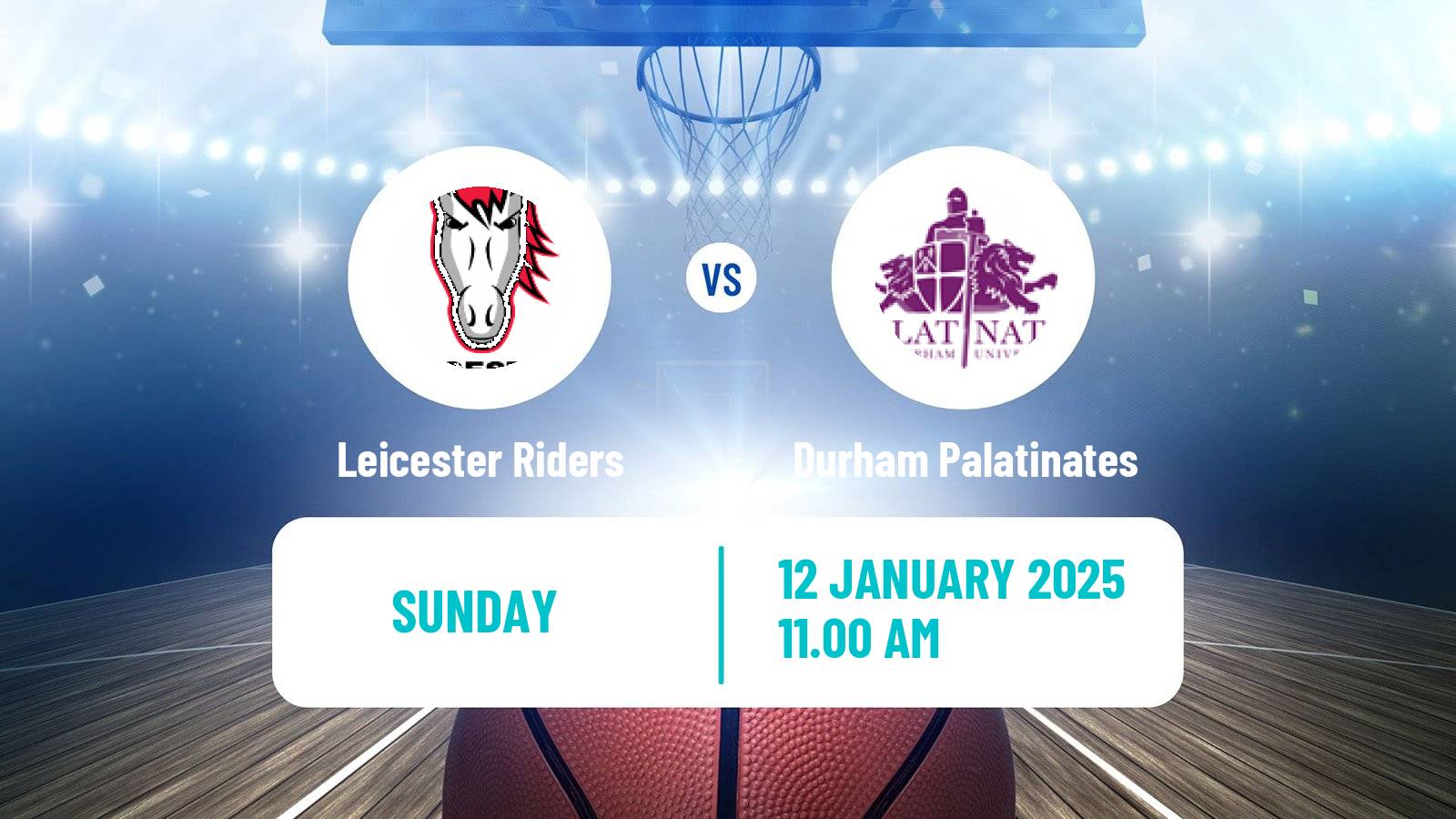 Basketball British WBBL Leicester Riders - Durham Palatinates