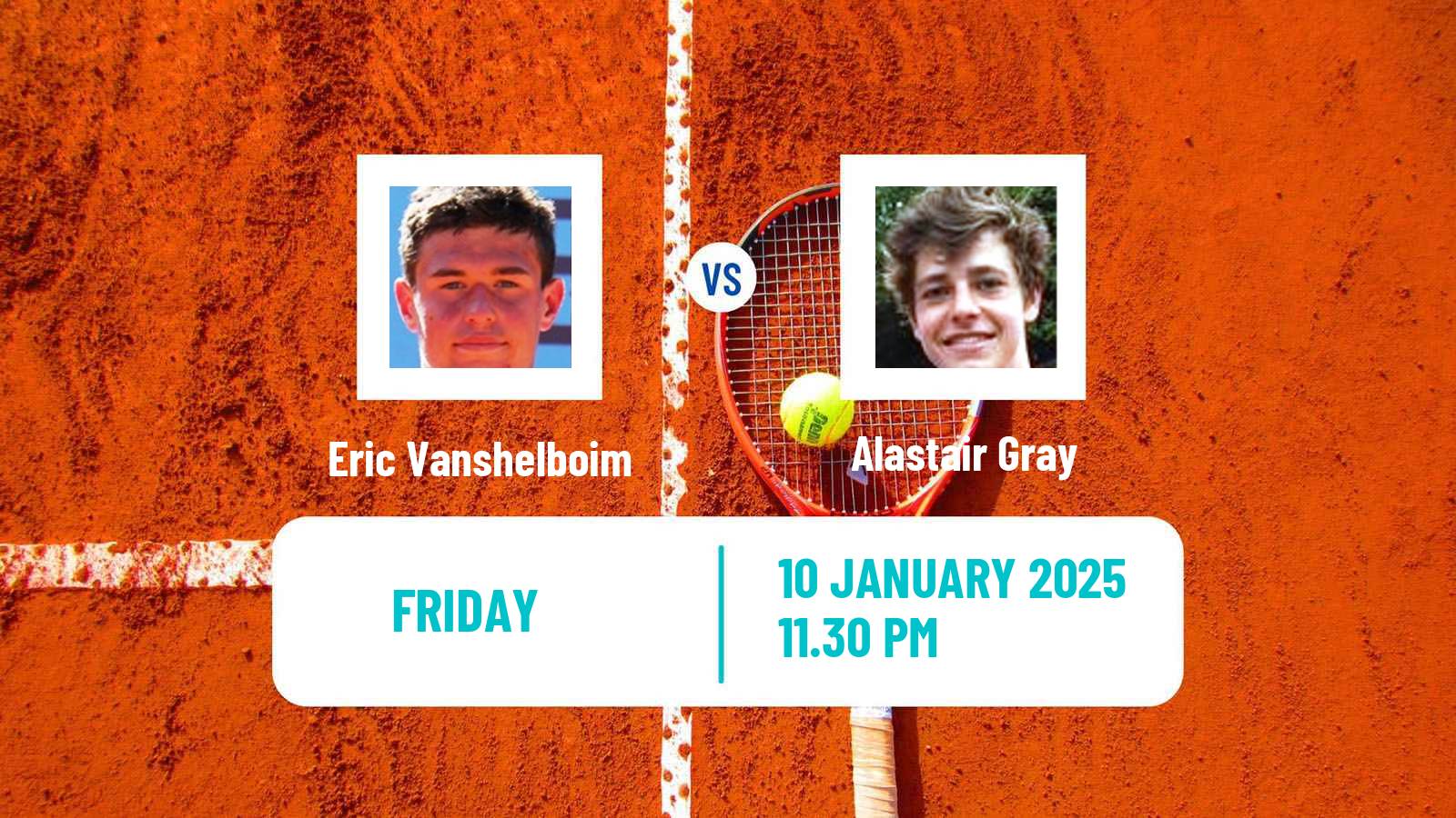 Tennis ITF M25 Bhopal Men Eric Vanshelboim - Alastair Gray