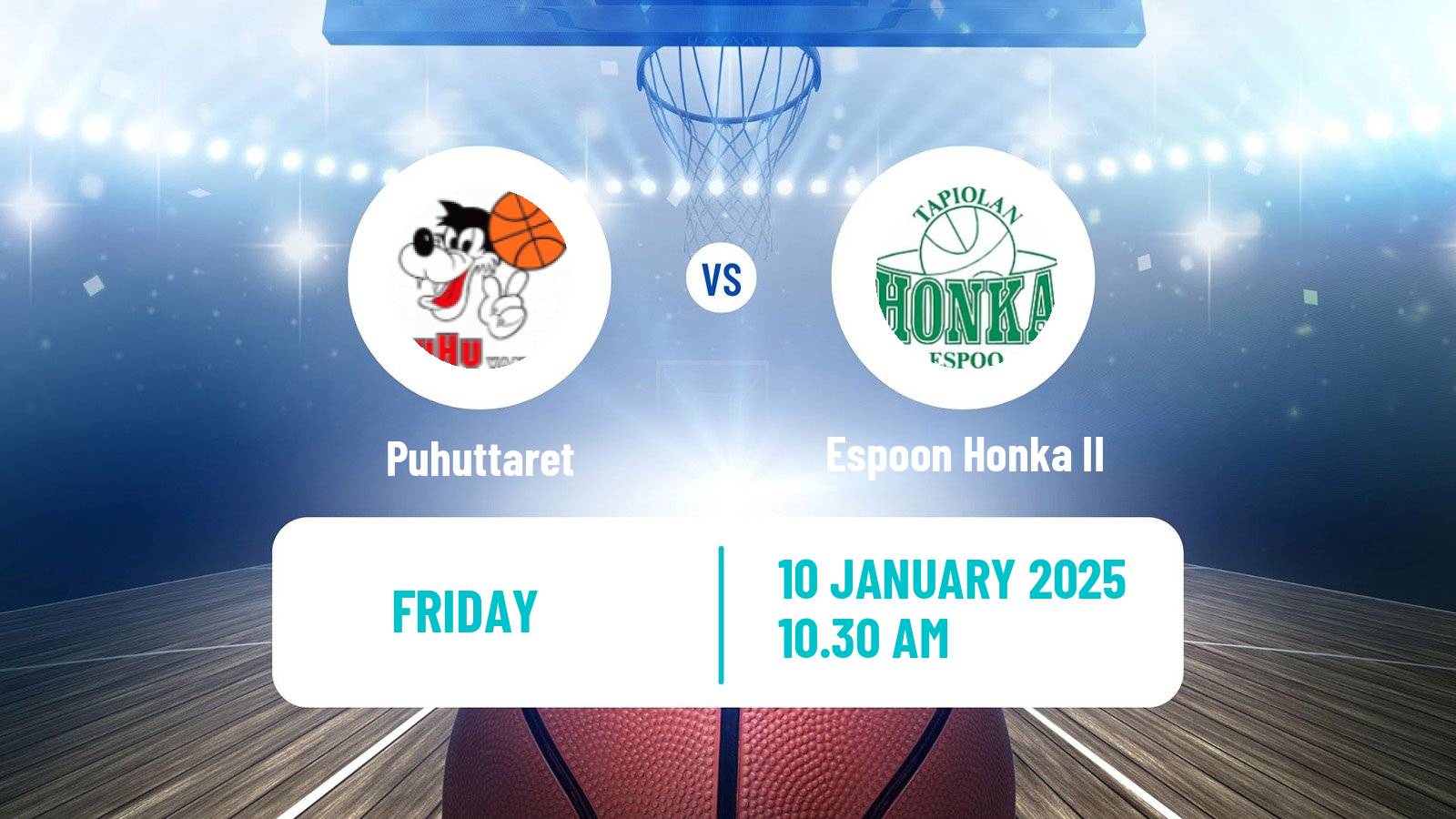 Basketball Finnish I Divisioona Basketball Women Puhuttaret - Espoon Honka II