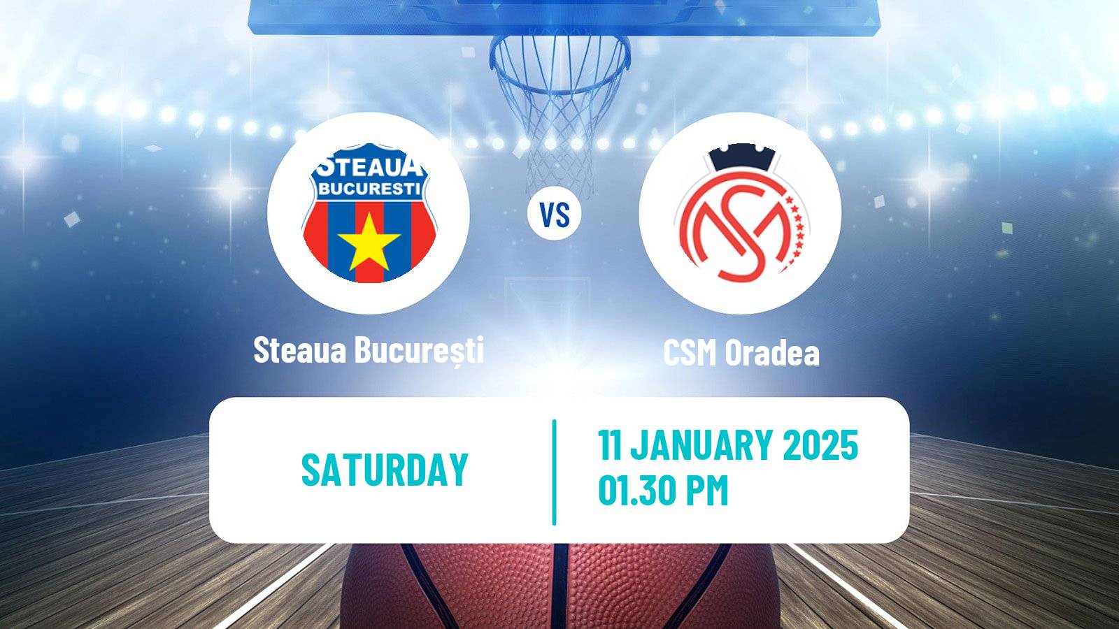 Basketball Romanian Divizia A Basketball Steaua București - CSM Oradea