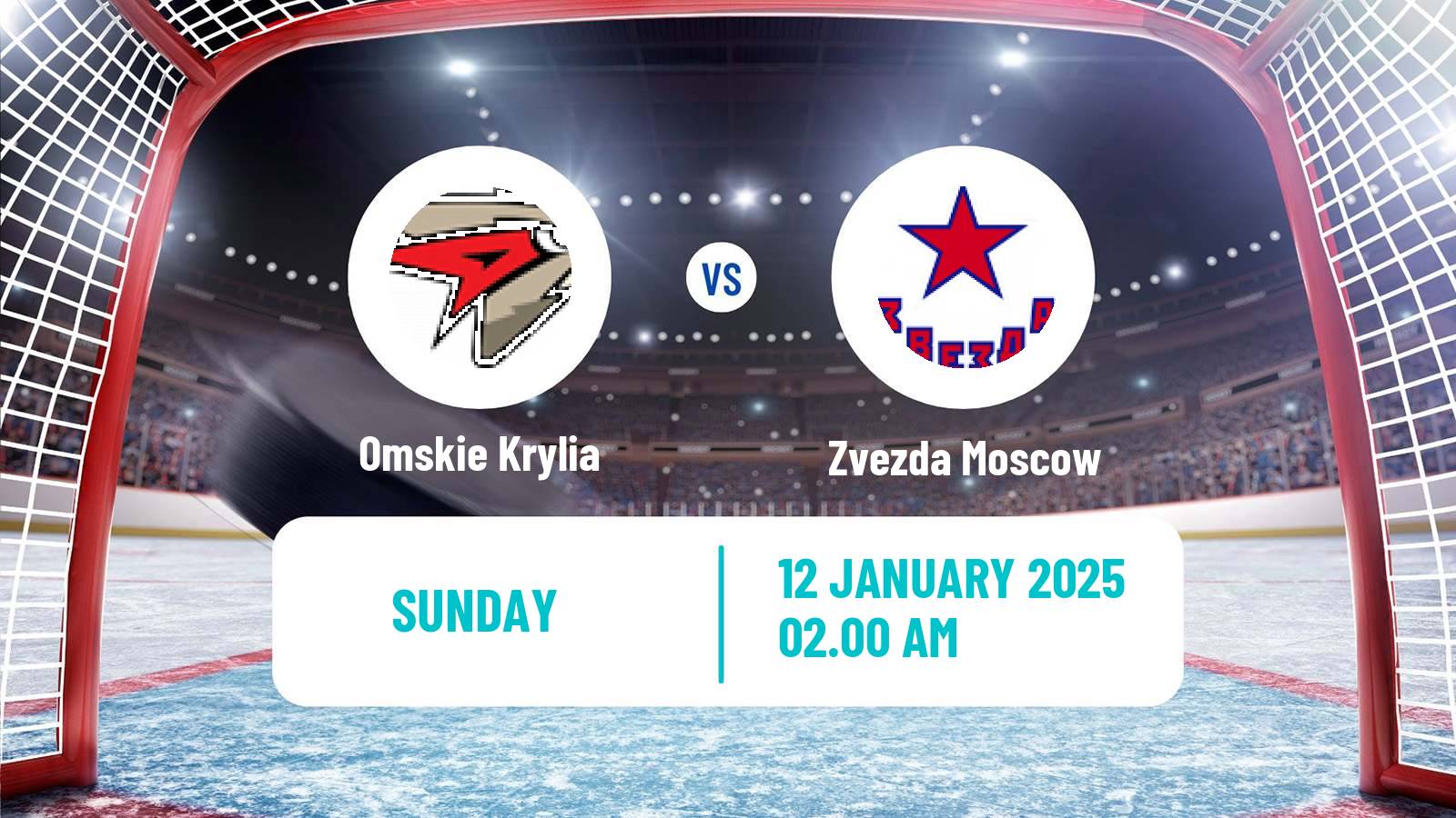 Hockey VHL Omskie Krylia - Zvezda Moscow