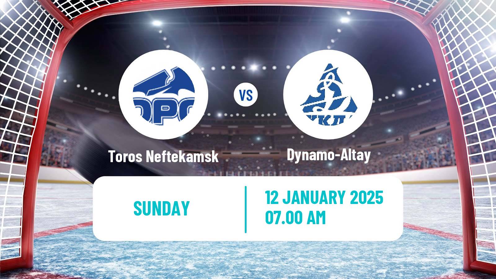 Hockey VHL Toros Neftekamsk - Dynamo-Altay