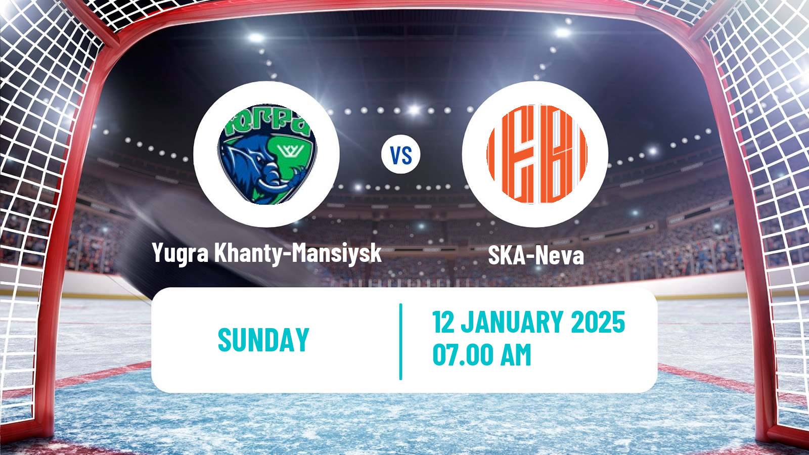 Hockey VHL Yugra Khanty-Mansiysk - SKA-Neva