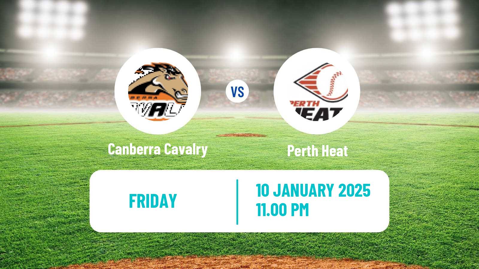 Baseball Australian ABL Canberra Cavalry - Perth Heat