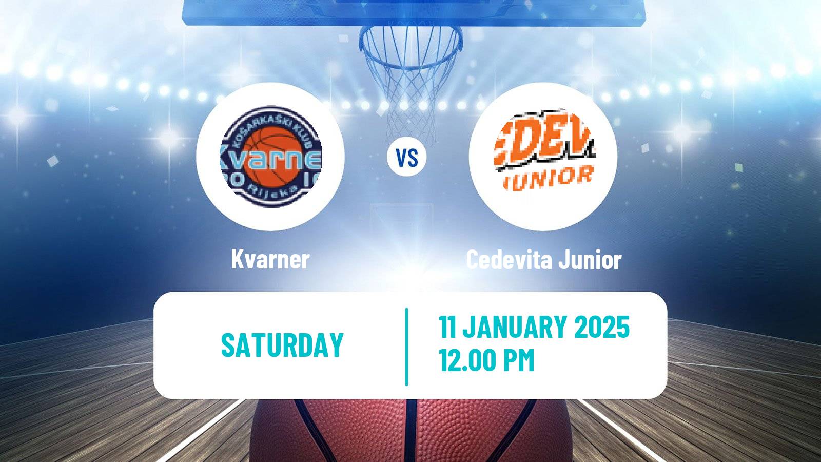 Basketball Croatian Premijer Liga Basketball Kvarner - Cedevita Junior