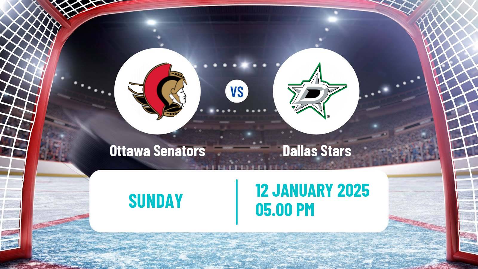 Hockey NHL Ottawa Senators - Dallas Stars