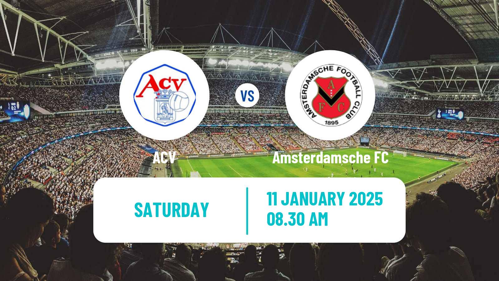 Soccer Dutch Tweede Divisie ACV - Amsterdamsche FC