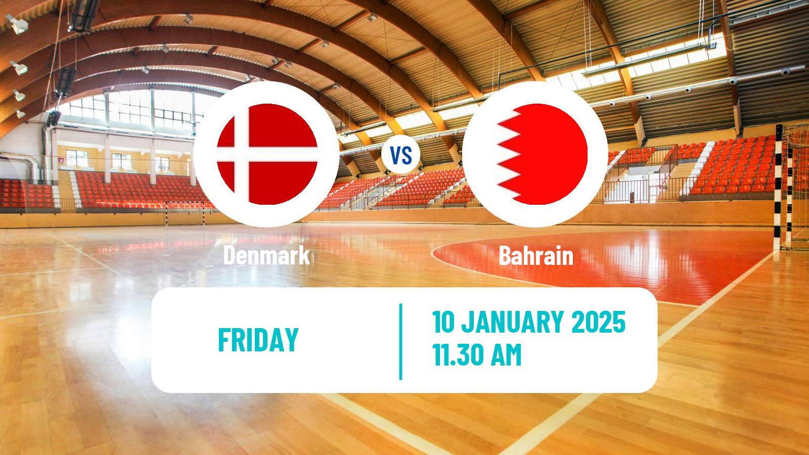 Handball Friendly International Handball Denmark - Bahrain