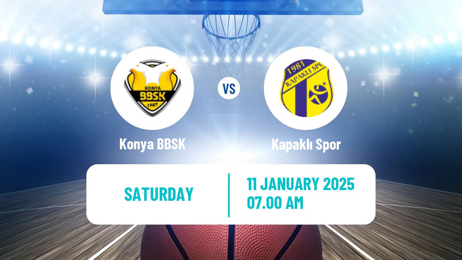 Basketball Turkish TBL Konya BBSK - Kapaklı Spor