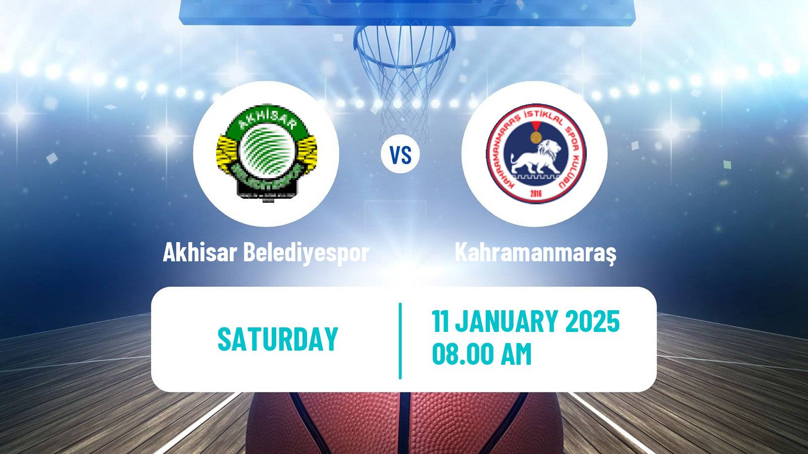 Basketball Turkish TB2L Akhisar Belediyespor - Kahramanmaraş