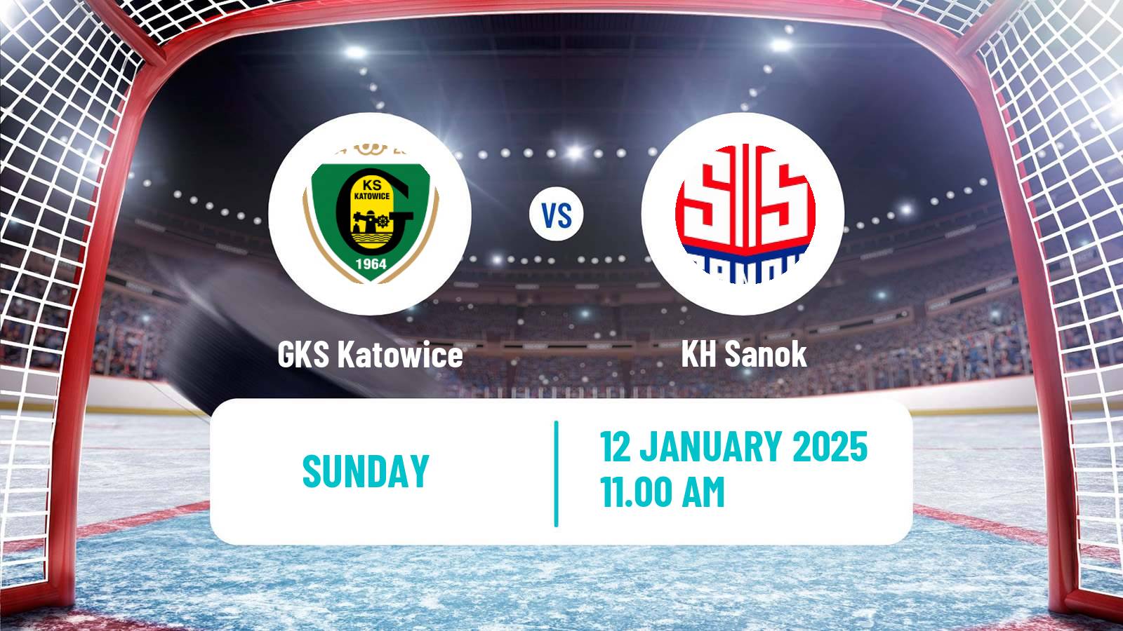 Hockey Polska Liga Hokejowa GKS Katowice - KH Sanok