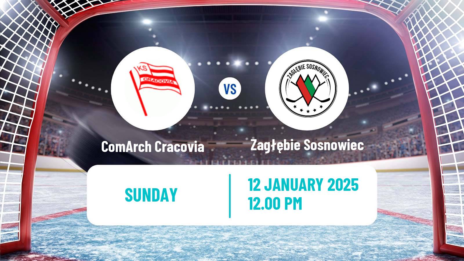 Hockey Polska Liga Hokejowa ComArch Cracovia - Zagłębie Sosnowiec