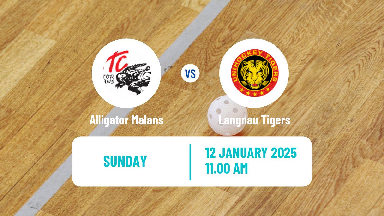 Floorball Swiss NLA Floorball Alligator Malans - Langnau Tigers