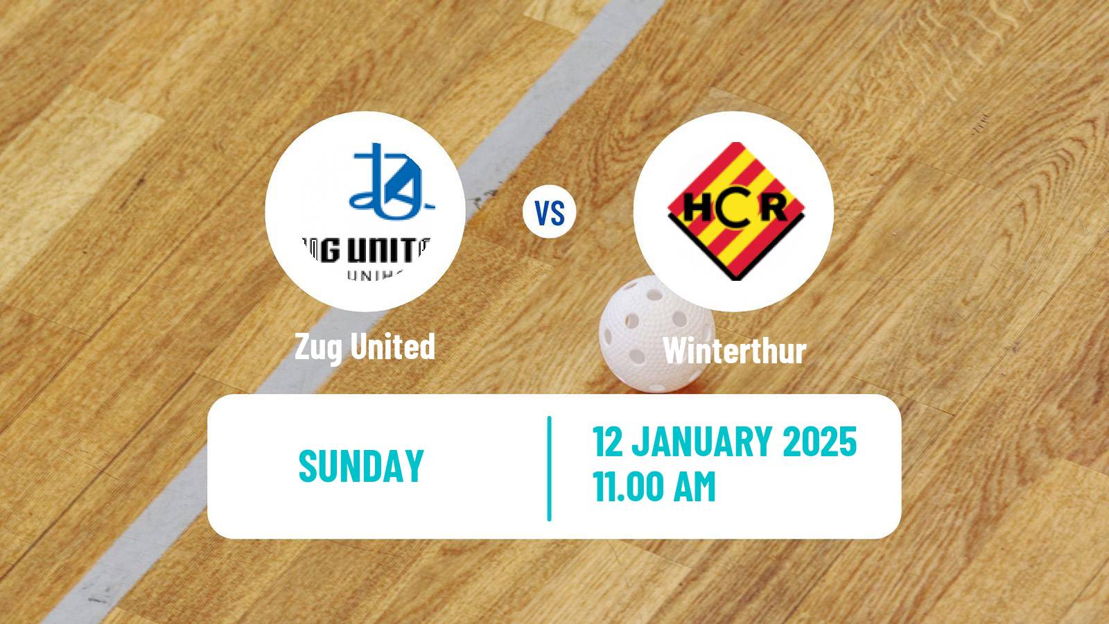 Floorball Swiss NLA Floorball Zug United - Winterthur