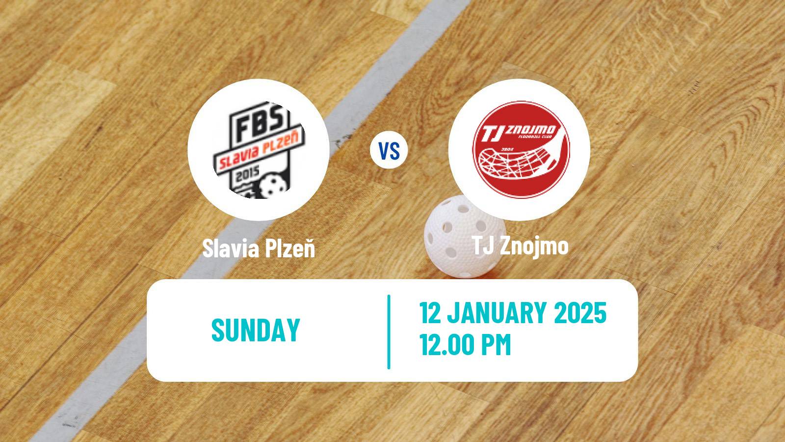 Floorball Czech 1 Liga Floorball Slavia Plzeň - Znojmo