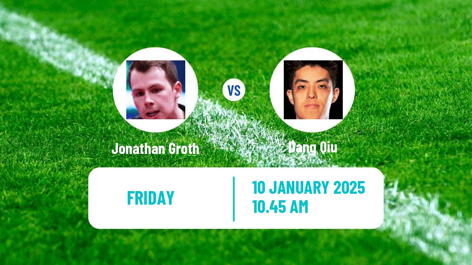 Table tennis Wtt Star Contender Doha Men Jonathan Groth - Dang Qiu