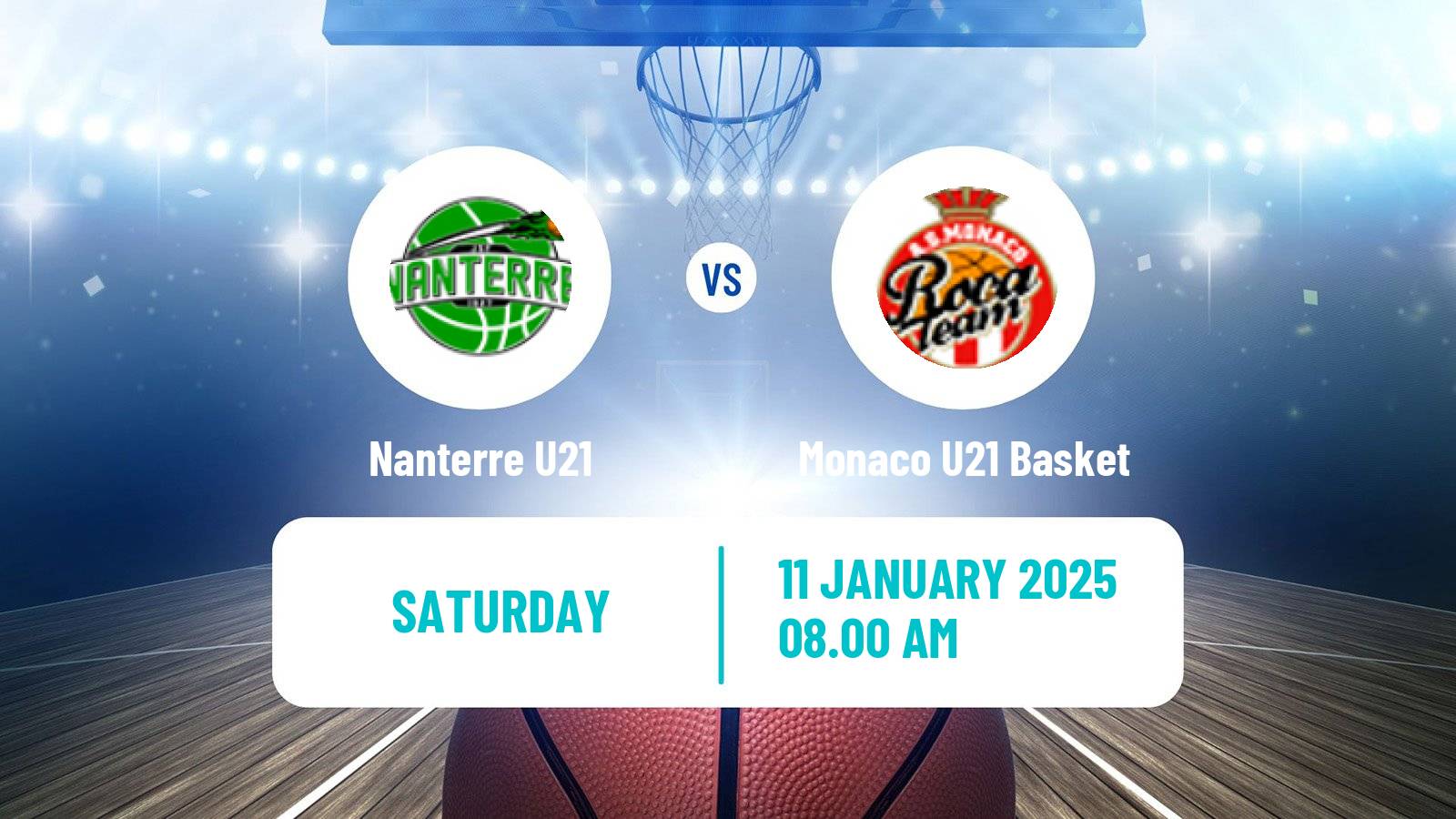 Basketball French Espoirs U21 Basketball Nanterre U21 - Monaco U21 Basket