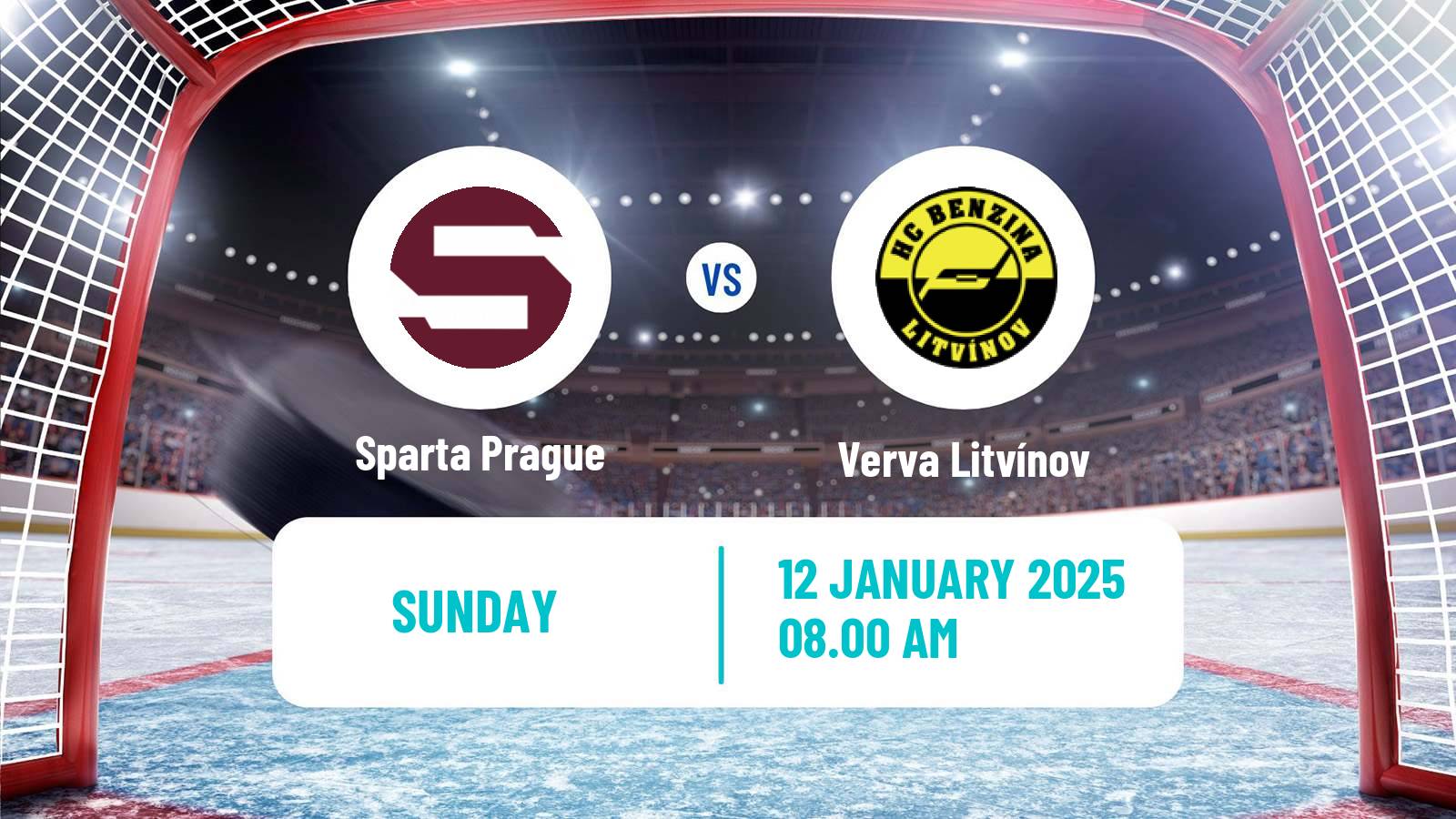 Hockey Czech Extraliga Sparta Prague - Verva Litvínov