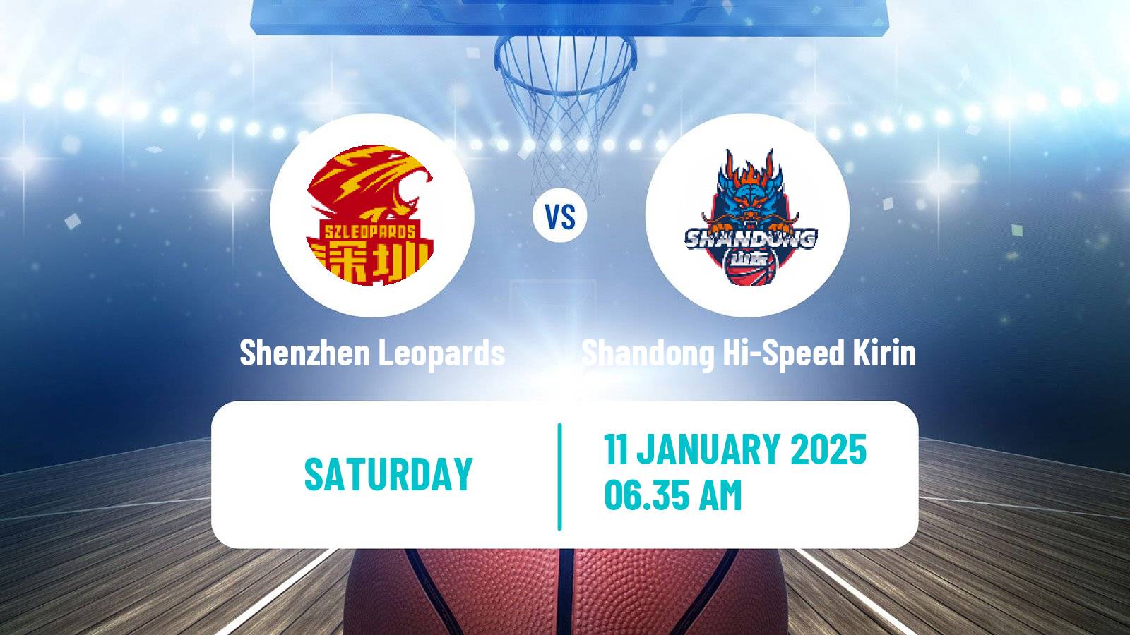 Basketball CBA Shenzhen Leopards - Shandong Hi-Speed Kirin