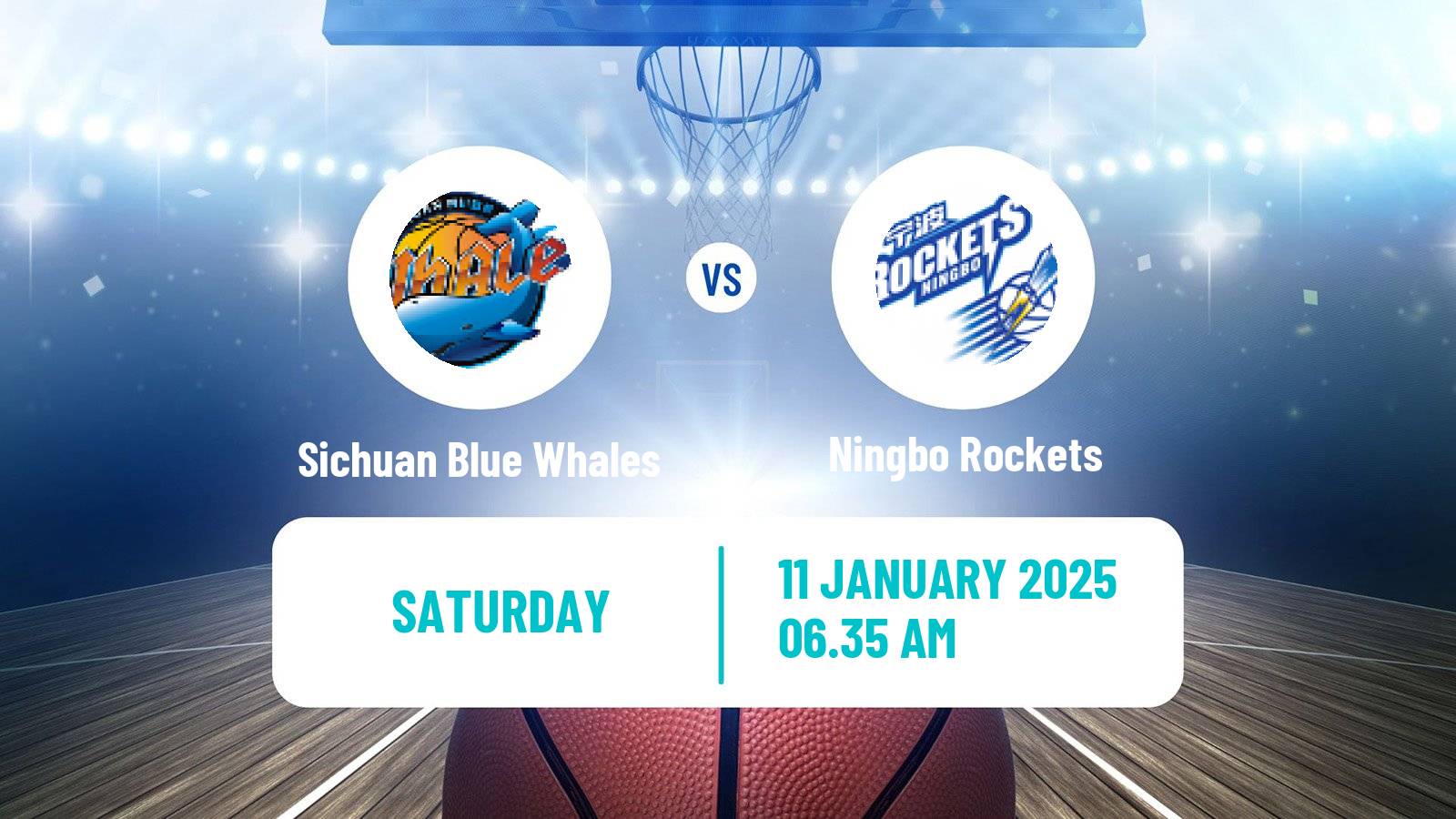 Basketball CBA Sichuan Blue Whales - Ningbo Rockets