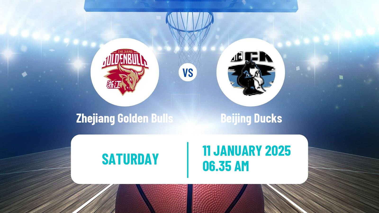 Basketball CBA Zhejiang Golden Bulls - Beijing Ducks