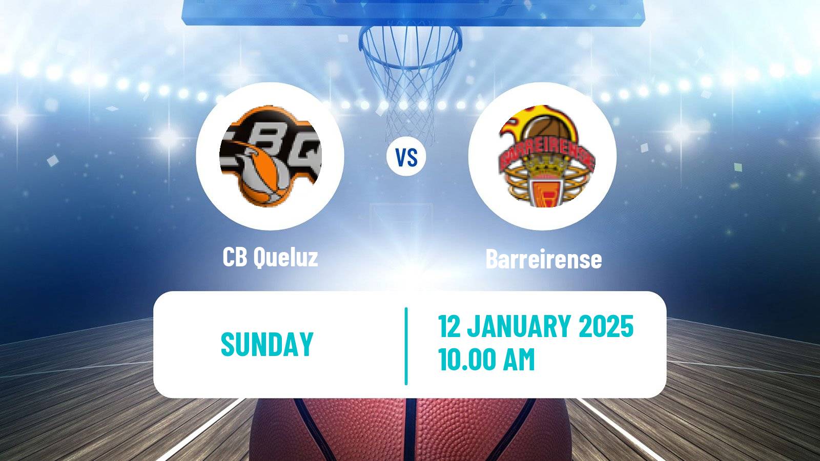 Basketball Portuguese Proliga Basketball CB Queluz - Barreirense