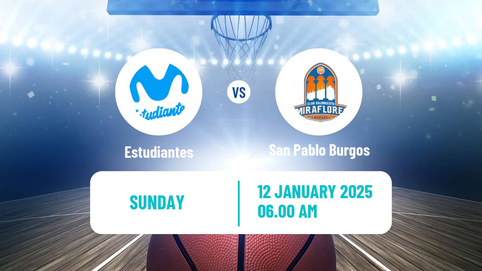 Basketball Spanish LEB Oro Estudiantes - San Pablo Burgos