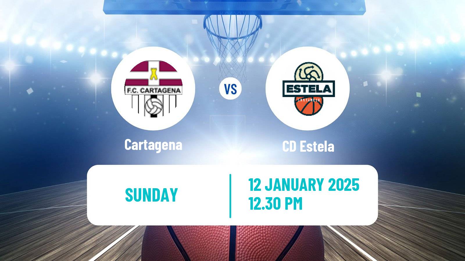 Basketball Spanish LEB Oro Cartagena - Estela