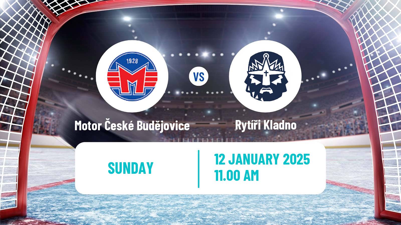 Hockey Czech Extraliga Motor České Budějovice - Rytíři Kladno