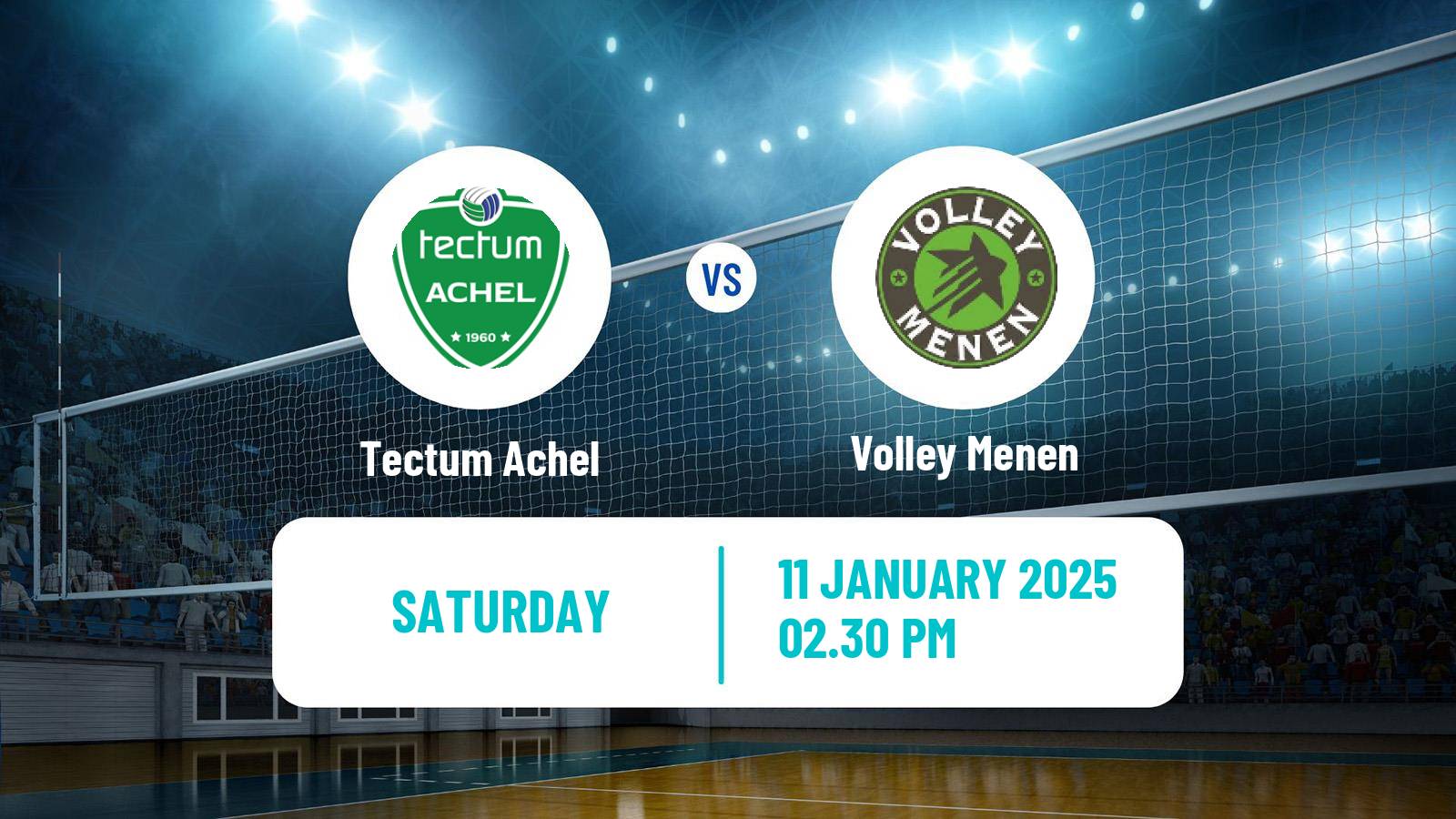 Volleyball Belgian League Volleyball Achel - Menen