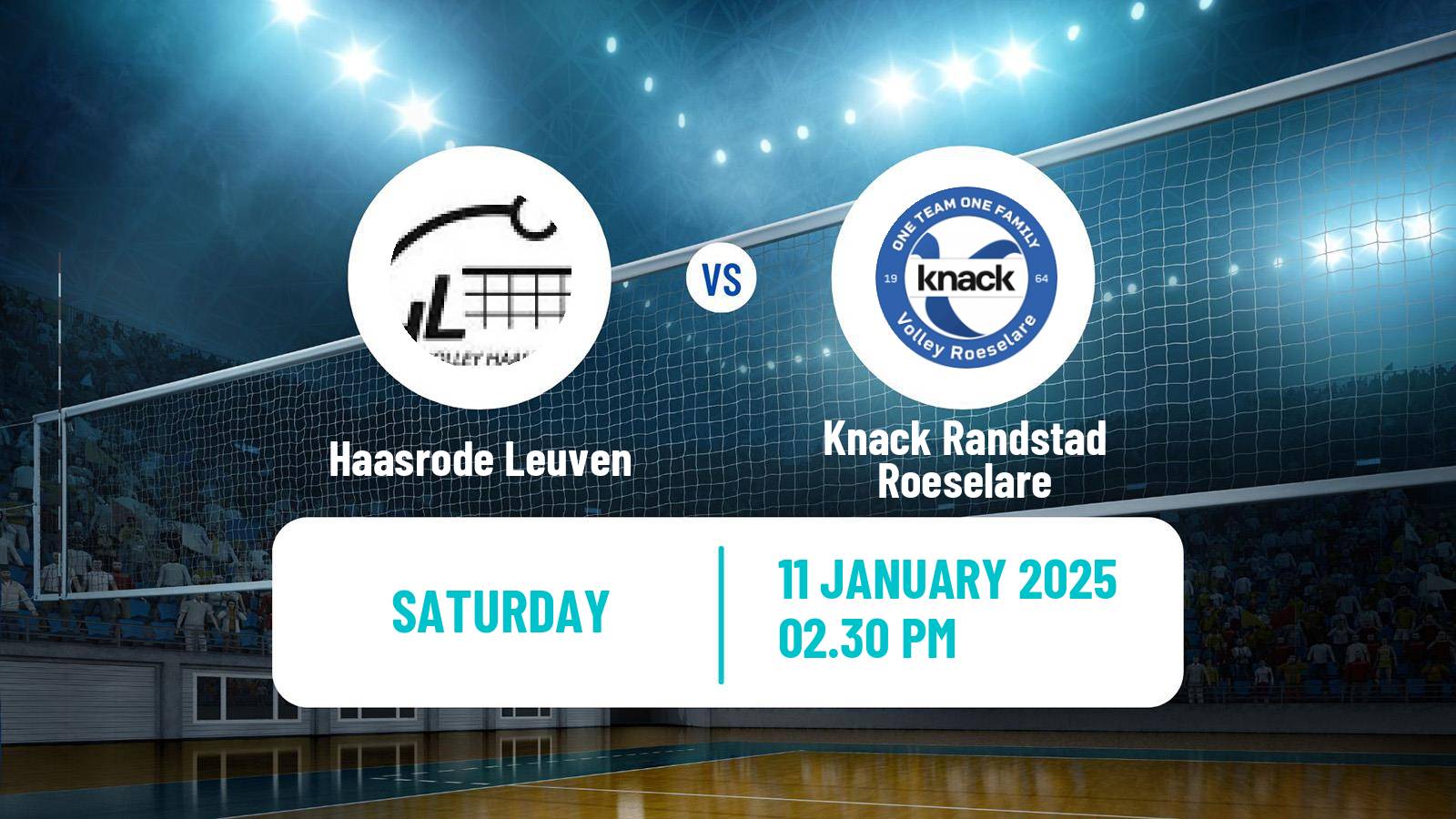 Volleyball Belgian League Volleyball Haasrode Leuven - Knack Randstad Roeselare