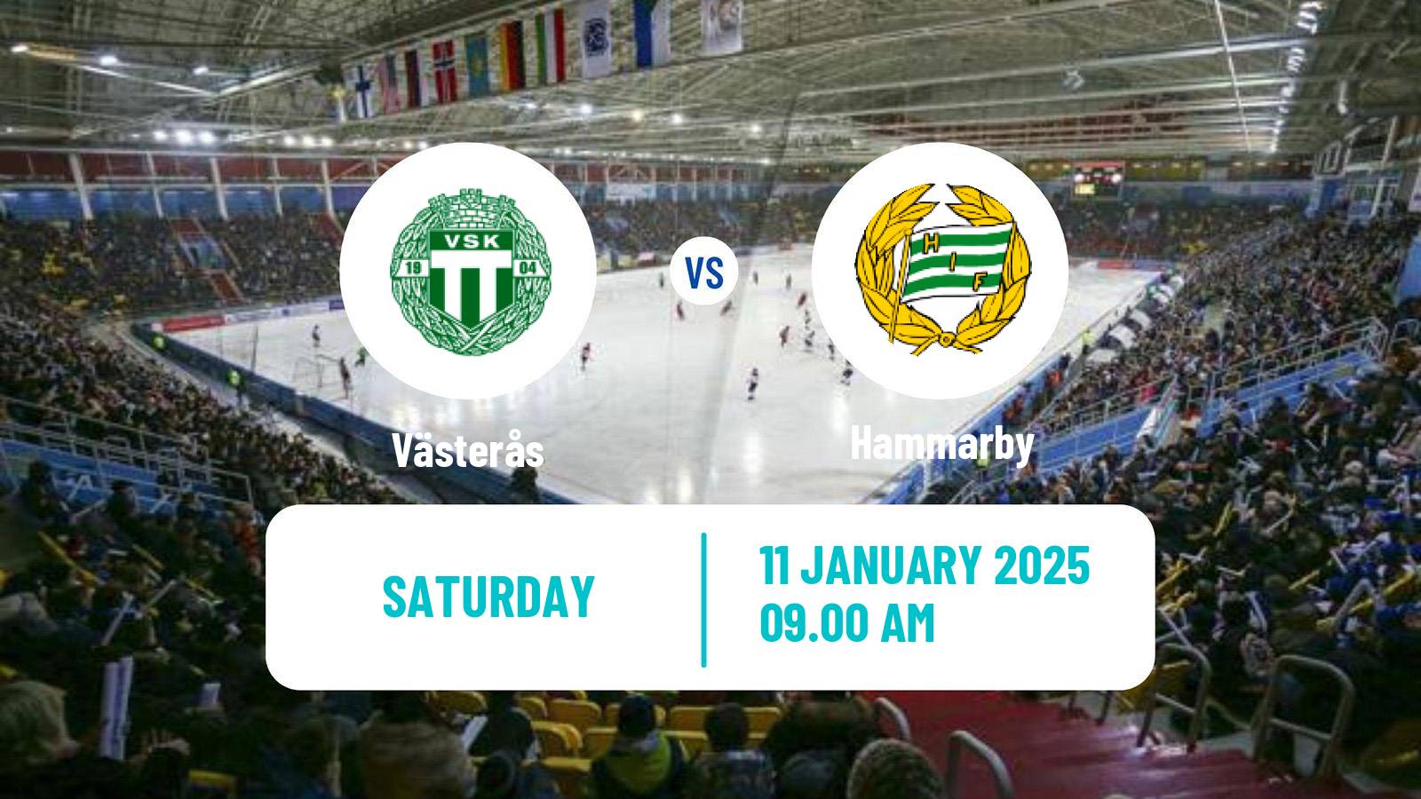 Bandy Swedish Elitserien Bandy Women Västerås - Hammarby