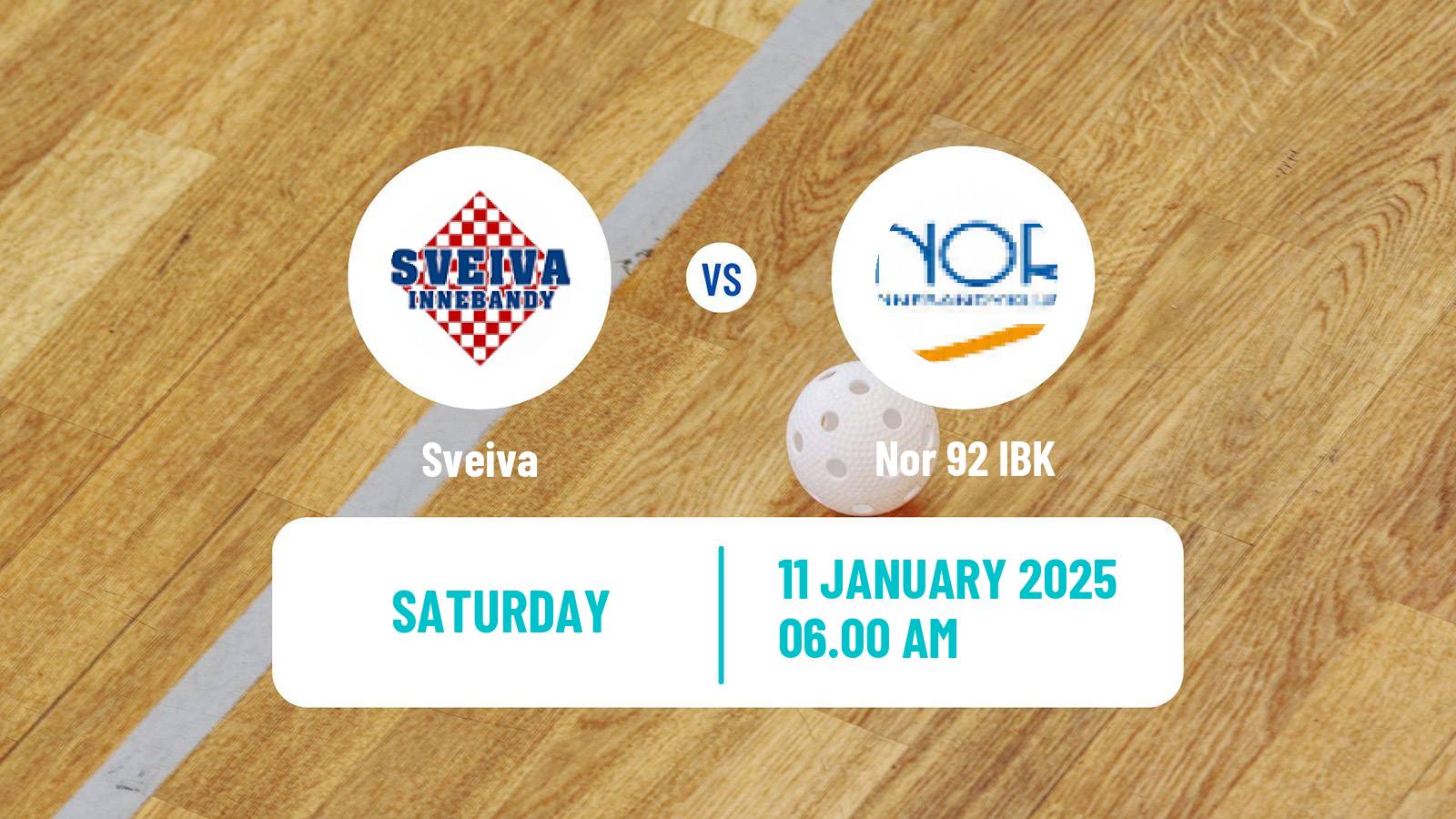 Floorball Norwegian Eliteserien Floorball Sveiva - Nor 92 IBK