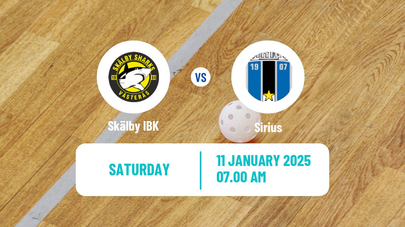 Floorball Swedish Allsvenskan Floorball Skälby - Sirius