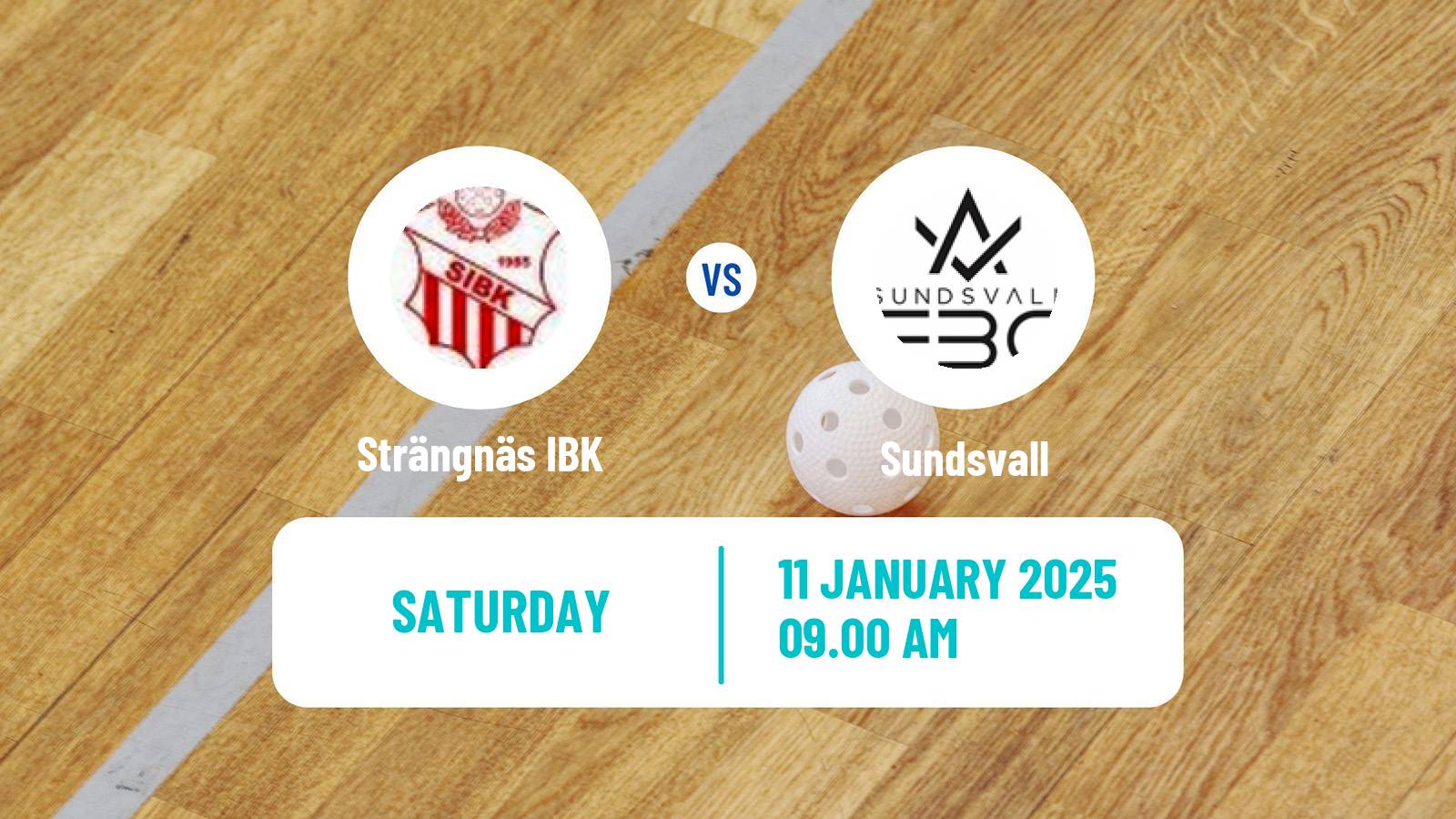 Floorball Swedish Allsvenskan Floorball Strängnäs IBK - Sundsvall