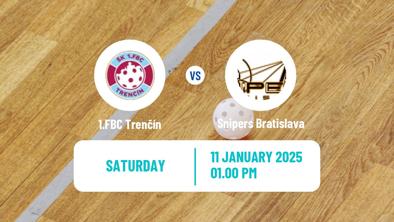 Floorball Slovak Extraliga Floorball 1.FBC Trenčín - Snipers Bratislava