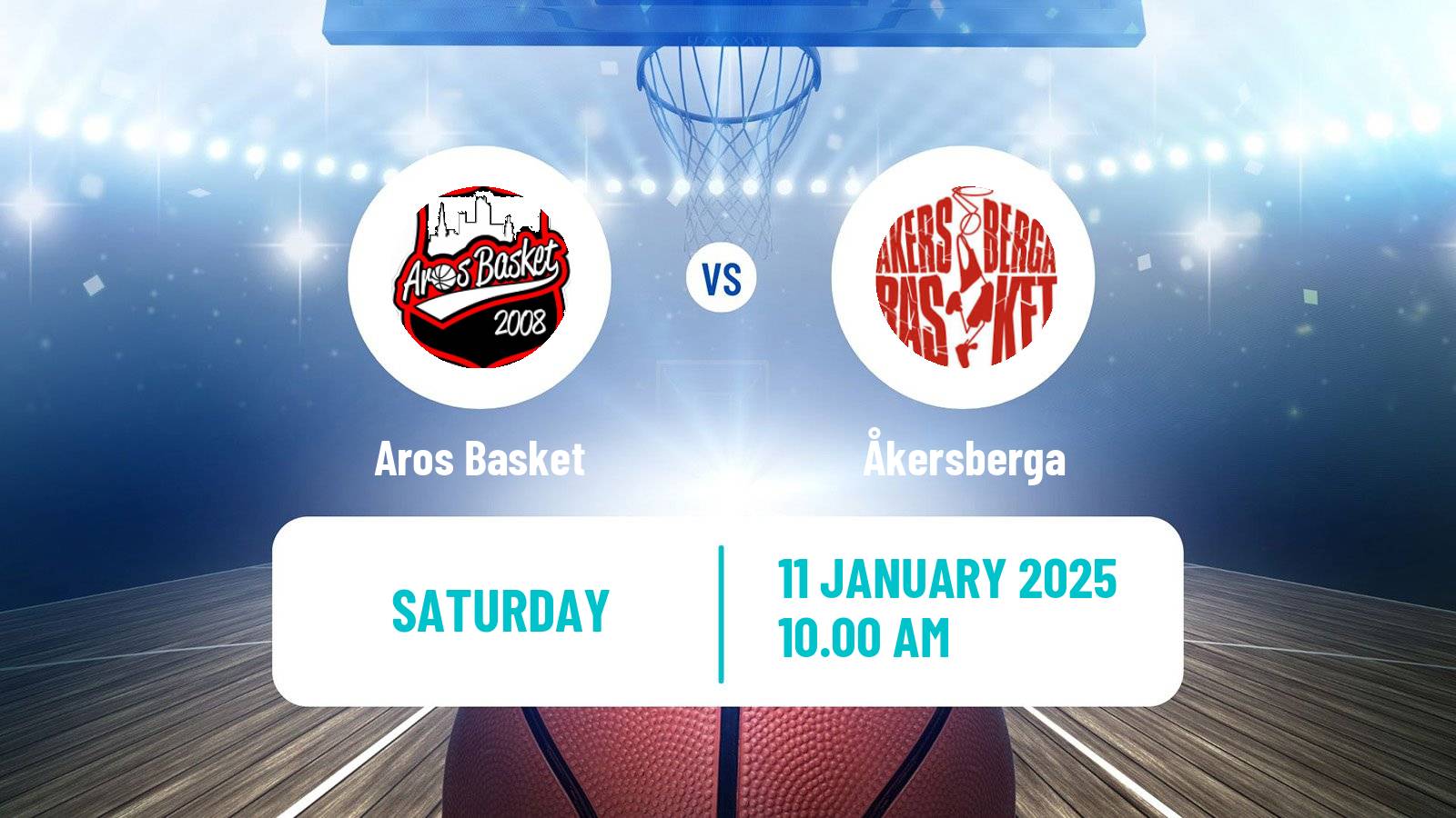 Basketball Swedish Superettan Basketball Aros Basket - Åkersberga